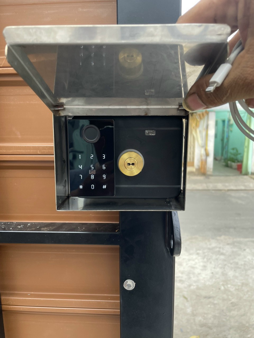 Khóa kassler KL-579I mặt sau