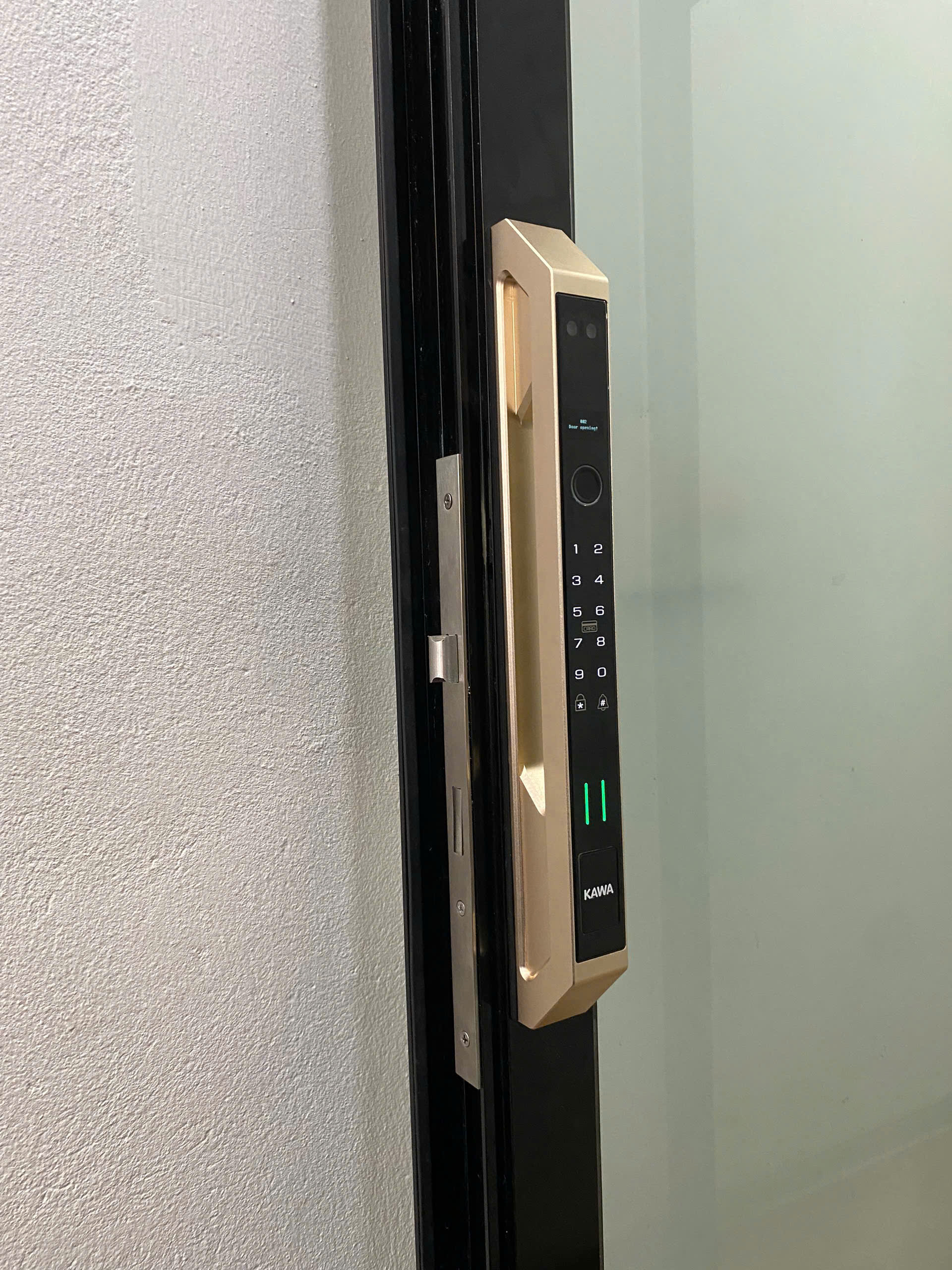 Khóa vân tay Kawa KN669 lắp cửa nhôm kính