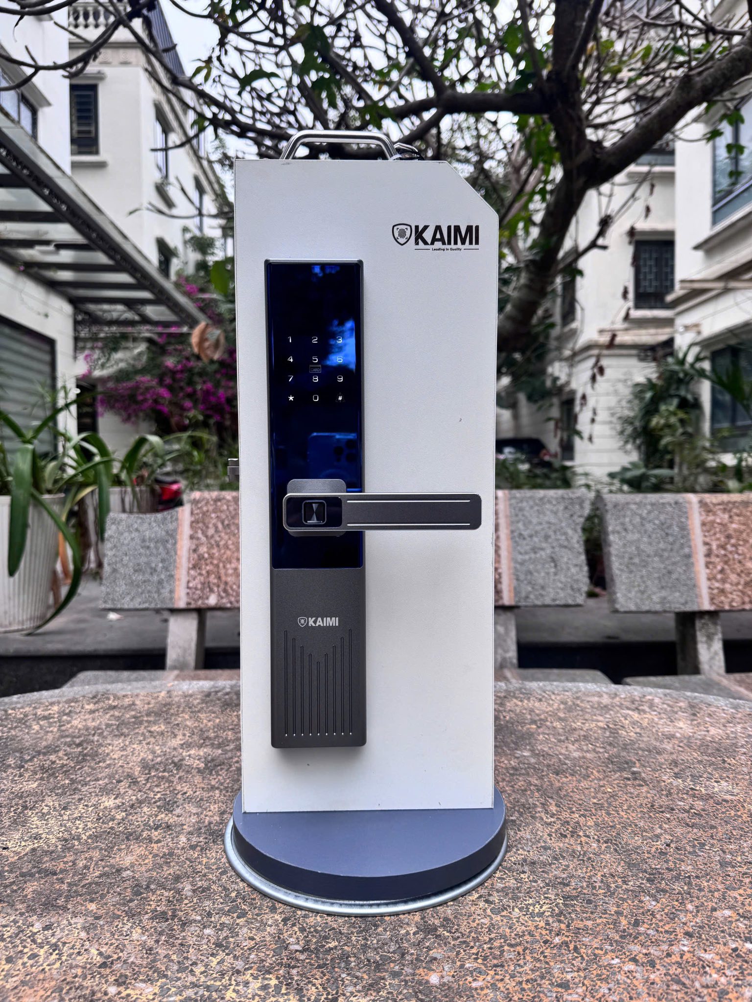 Khóa vân tay Kaimi KF-26 màu ghi