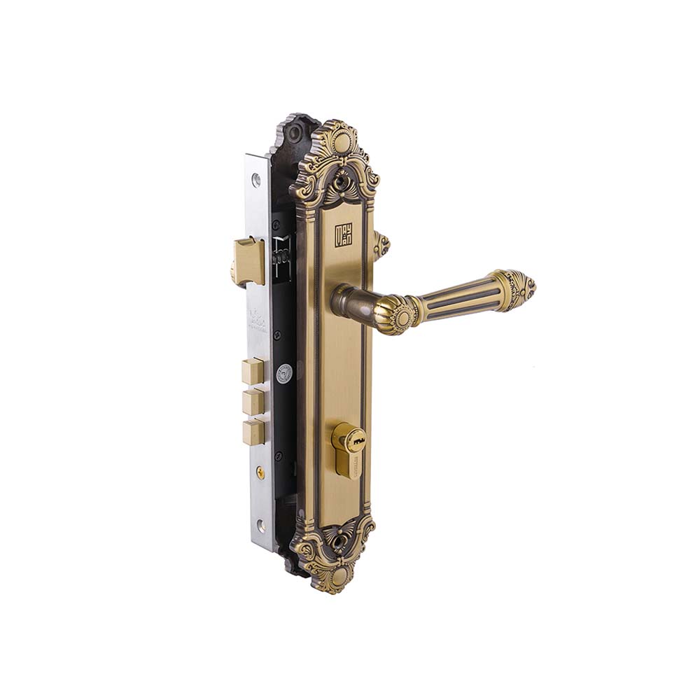 Khóa cửa huy hoàng HCR 8526 chất liệu đồng thau