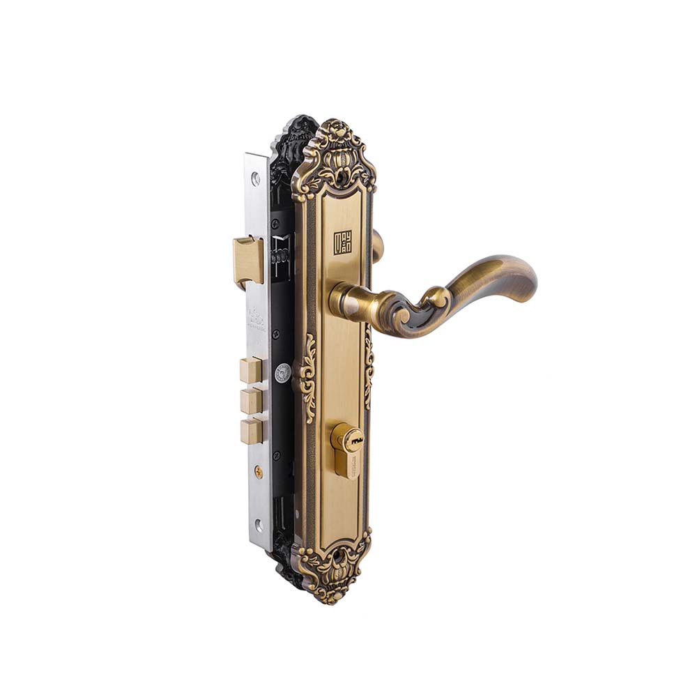 Khóa cửa huy hoàng HCR 8529 chất liệu đồng thau, cao cấp