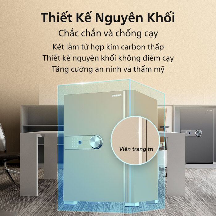 Két philips được thiết kế với chất liệu hợp kim carbon nguyên khối chắc chắn