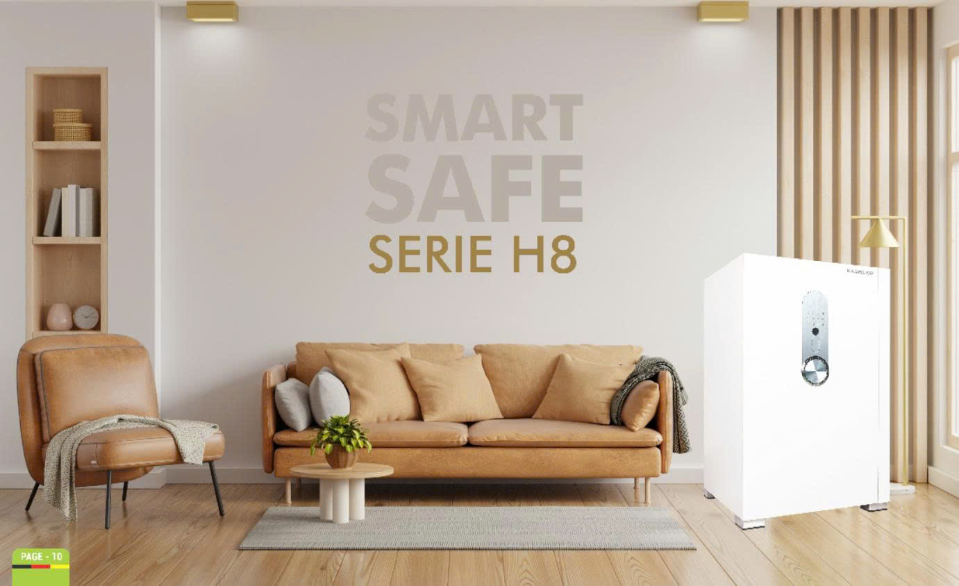 Két Kassler KL-75H8 Pearl trong không gian phòng ngủ, phòng khách hiện đại