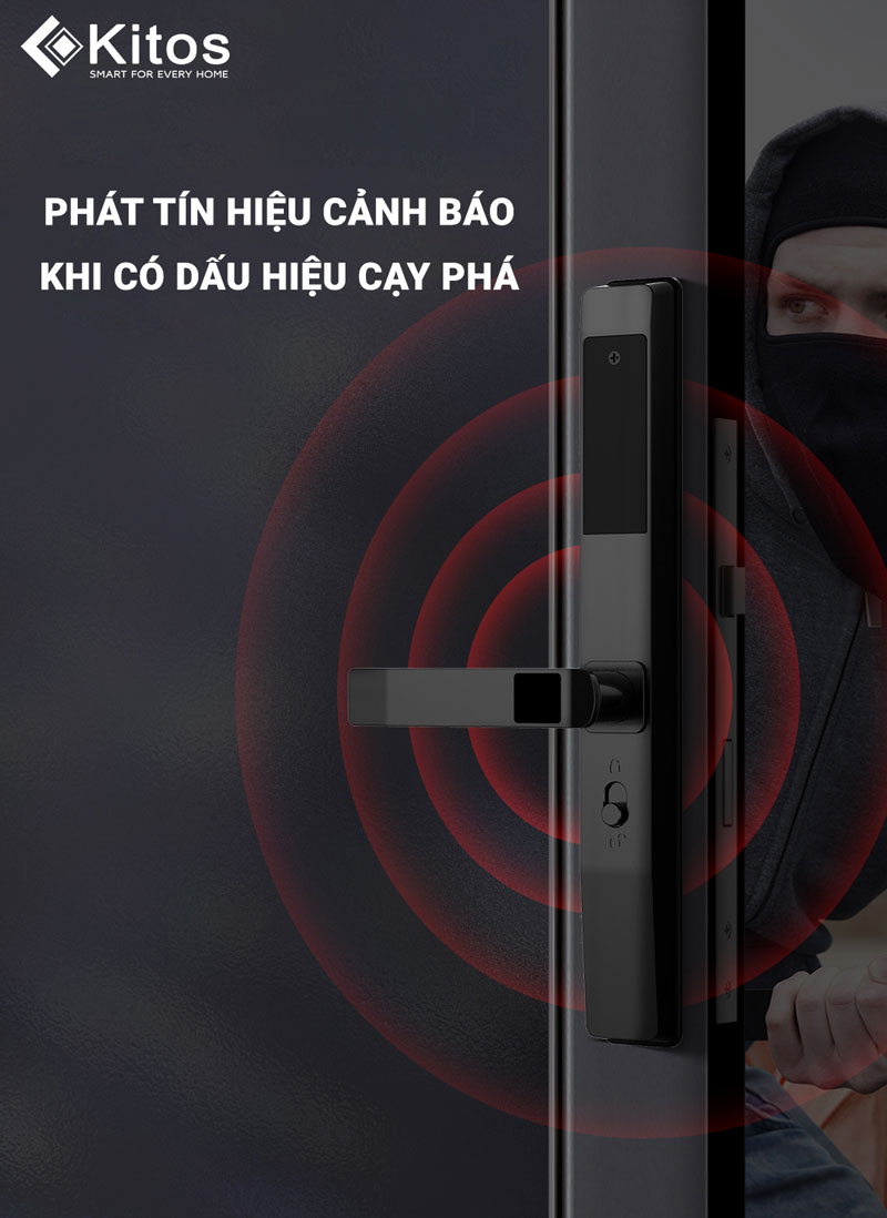 Kitos AL630 Pro trang bị cảnh báo khi bị cạy phá, nhập sai thông tin nhiều lần