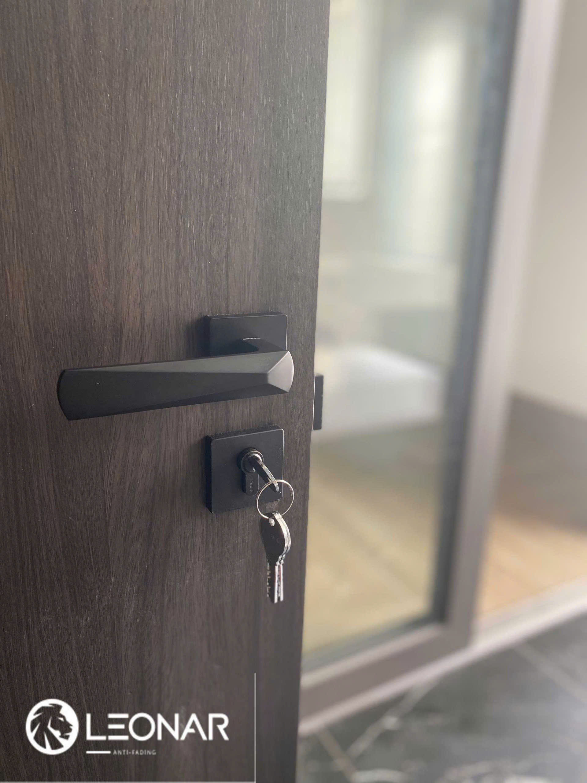 Khóa cửa Leonar L6-Gray bảo hành tới 10 năm