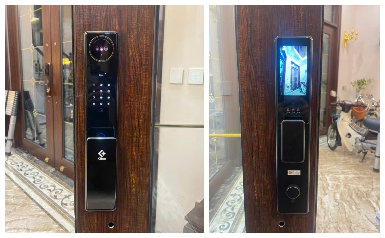 Khóa điện tử Kitos KT-X8 Face ID màu đen