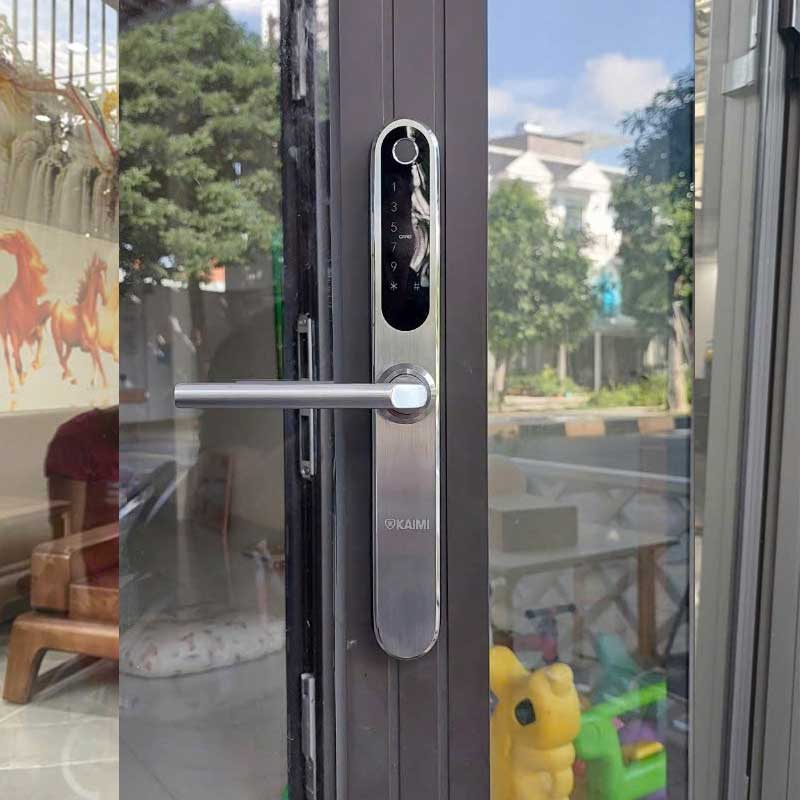 Khóa kassler KAIMI CN104 màu ghi xám