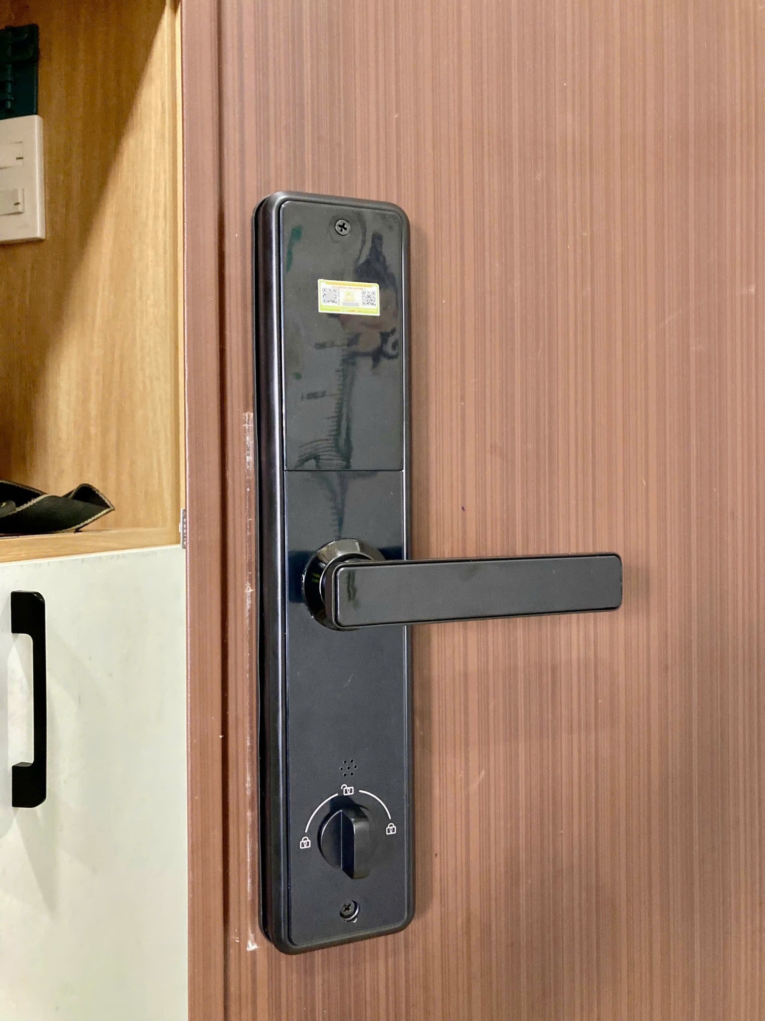Khóa vân tay Kassler KL-566 black mặt sau