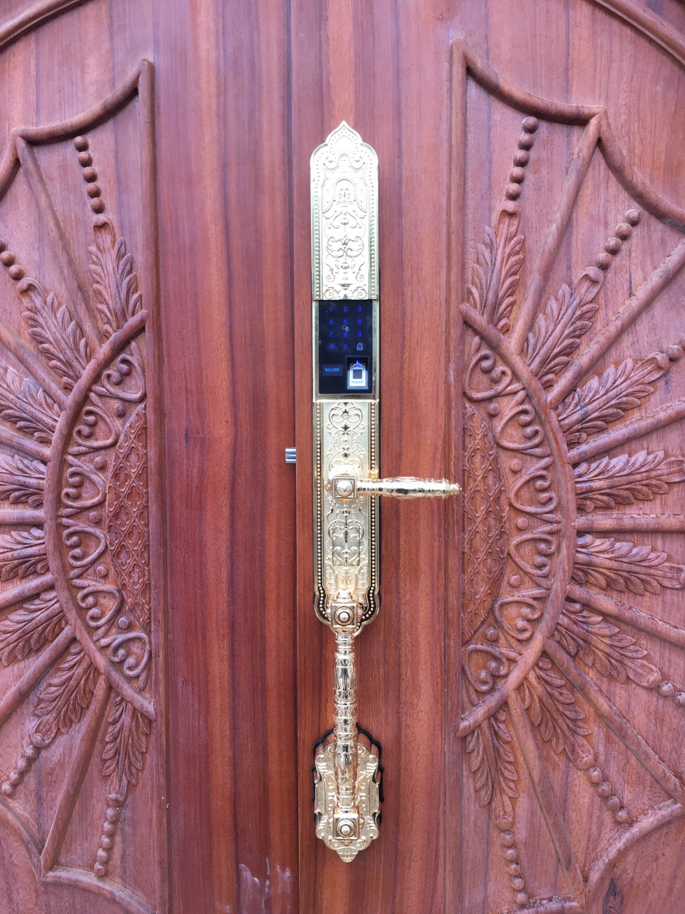 Khóa vân tay Kassler KL-939 thiết kế tân cổ điển, phù hợp lắp cho cửa đại sảnh