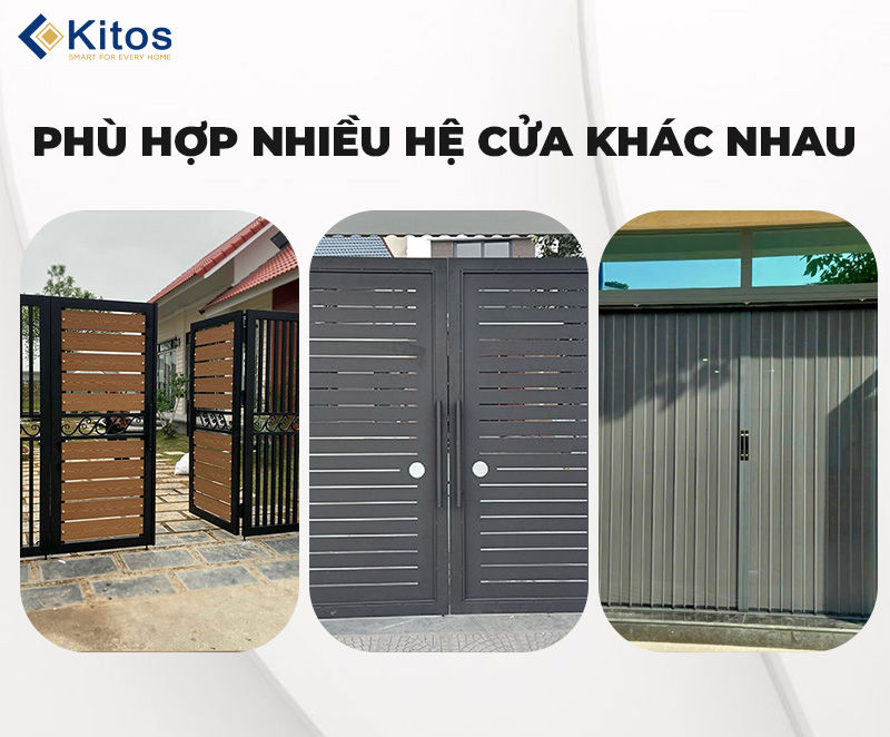 Kitos DL05 Pro thích hợp cho mọi loại cửa cổng