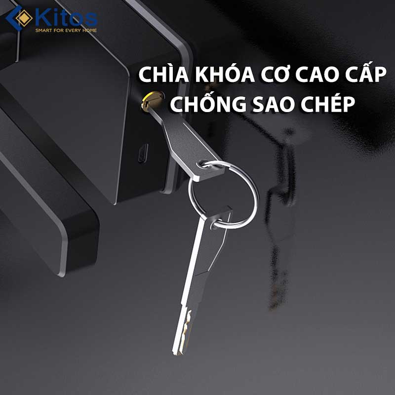 Khóa vân tay cửa kính Kitos GL30 Pro