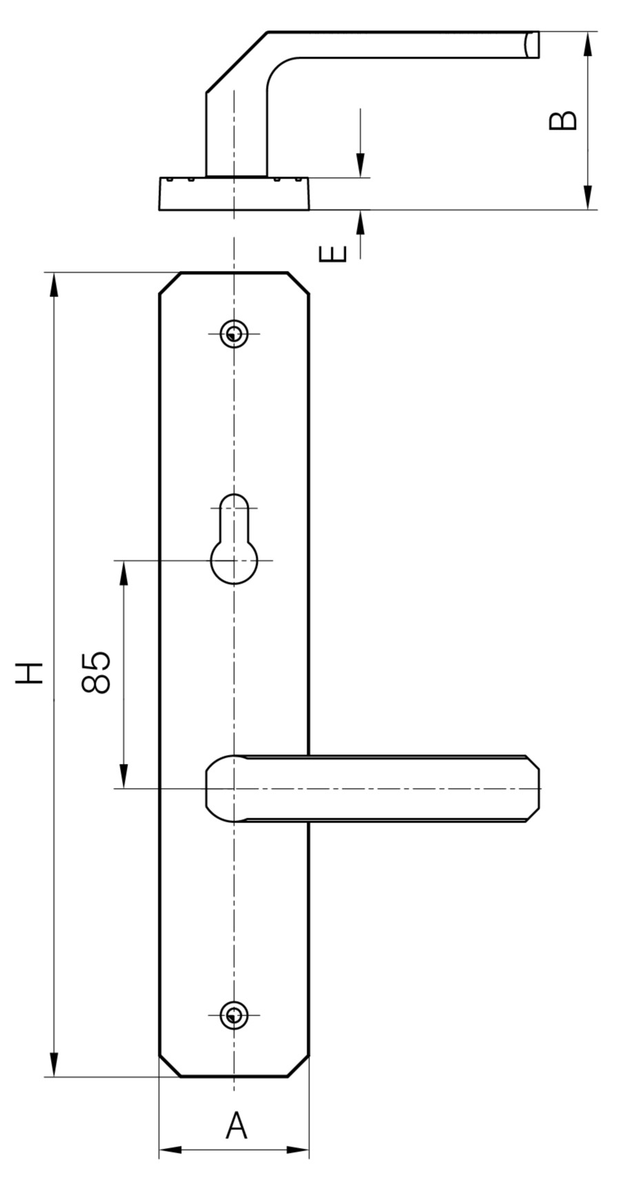 Khóa cửa  Việt Tiệp 04189 làm bằng đồng thau, thiết kế tân cổ điển