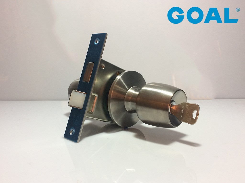 Khóa tay nắm tròn Goal UC 5Q BS64, made in Japan