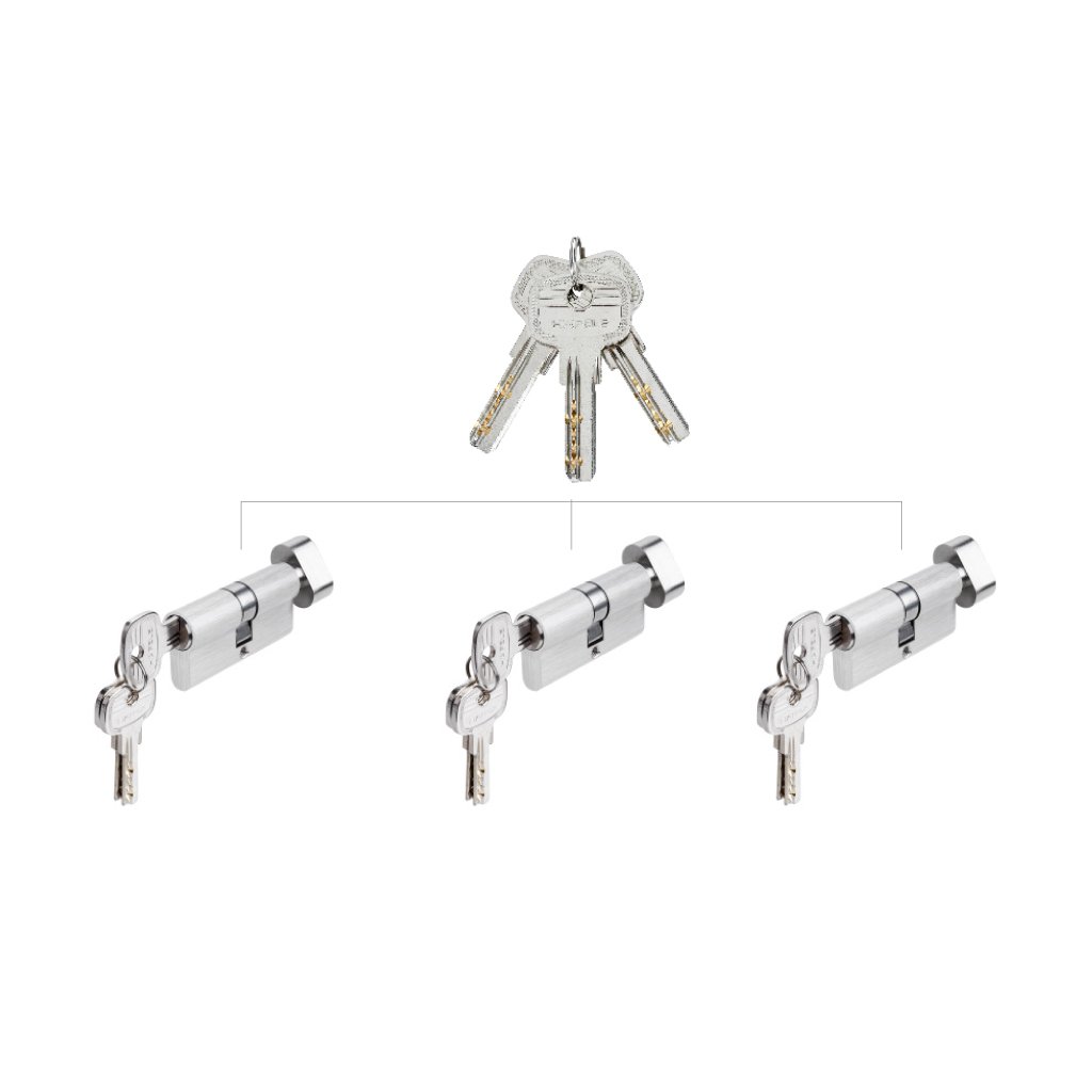 Ruột khóa hafele chìa chủ một cấp