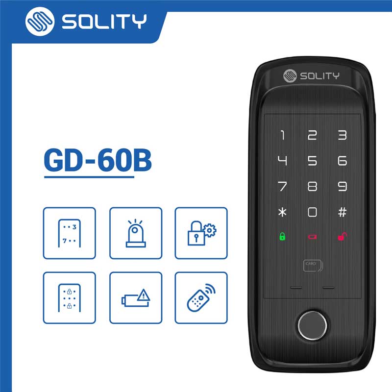 Khóa vân tay 2 chiều Solity GD 60B