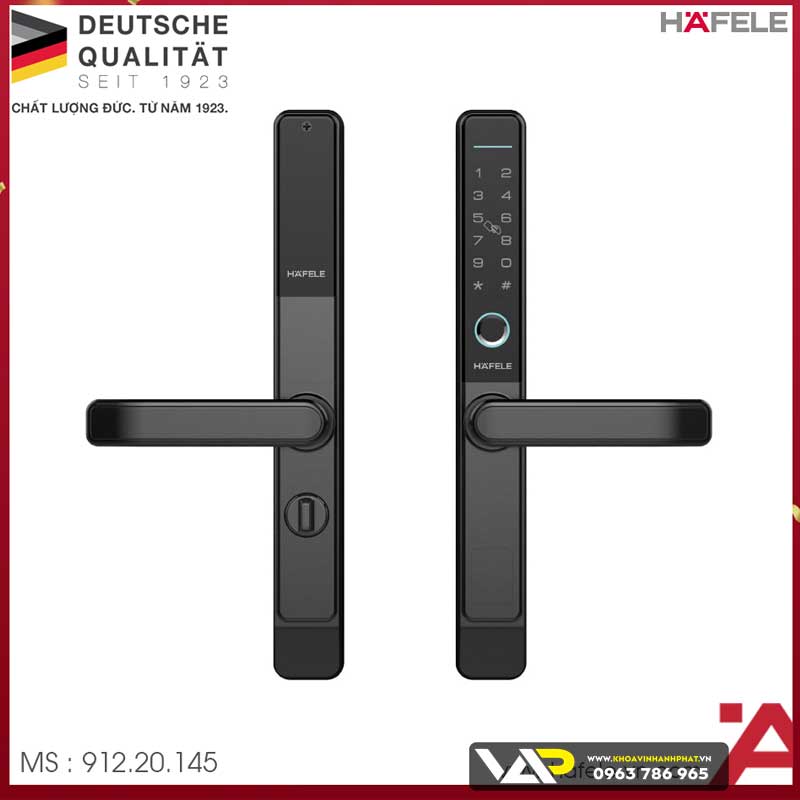 Khóa Điện Tử Cửa Nhôm DL6600 Hafele 912.20.145