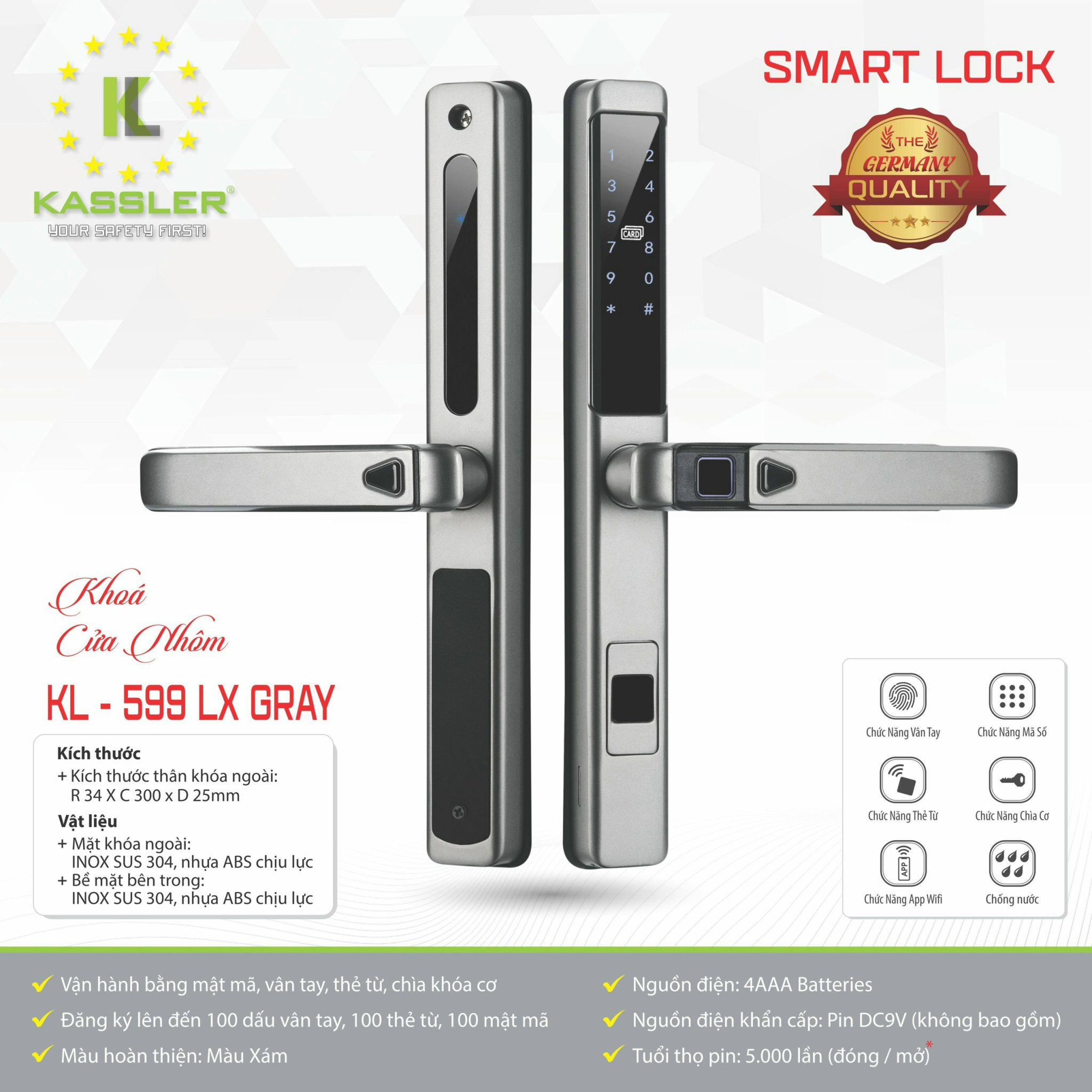 Kassler KL-599 LX Gray