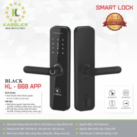 Khóa vân tay Kassler KL 668 Black